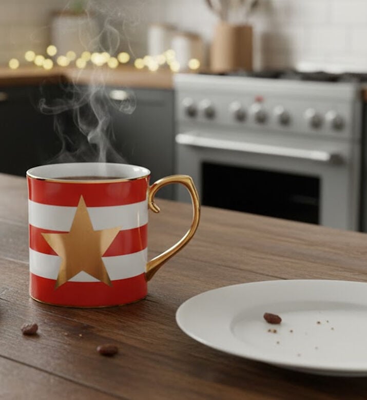 Rosanna Pellegrini Fa La La Star Printed Mug, Packshot View