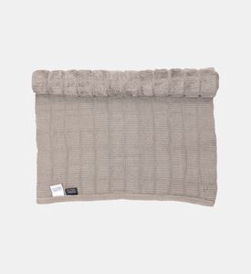 Home Deco and More Dice Cotton Bath Mat, Grey, 60x90-cm, Packshot View