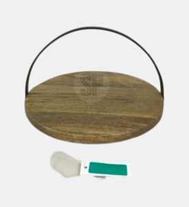 Wood Handled Serving Plate