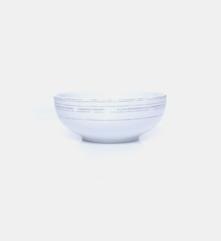 Home Deco and More Grafik Porcelain Round Breakfast Bowl, Packshot View