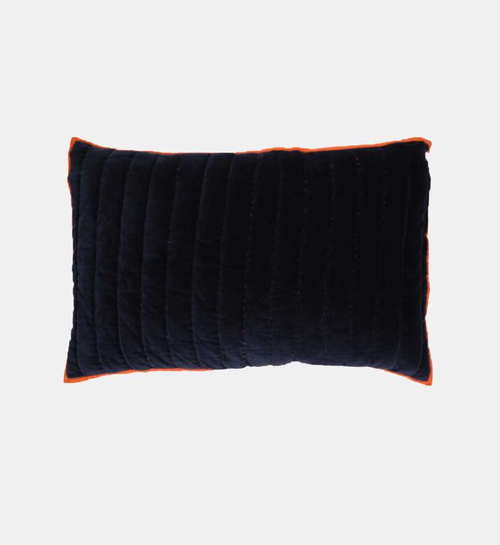 Home Deco and More Fabric Rectangular Stitches Cushion, Packshot View