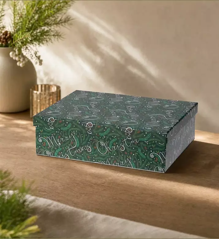 Home Deco and More Christmas-themed Gift Box Set Of 3, Model View