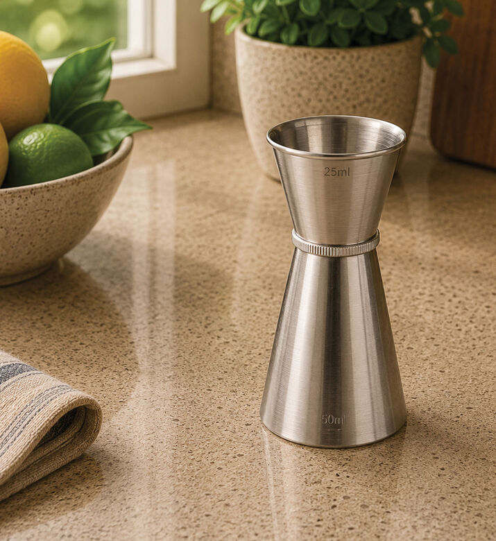 Excellent Houseware Stainless Steel 2-sides Measuring Cup, Packshot View