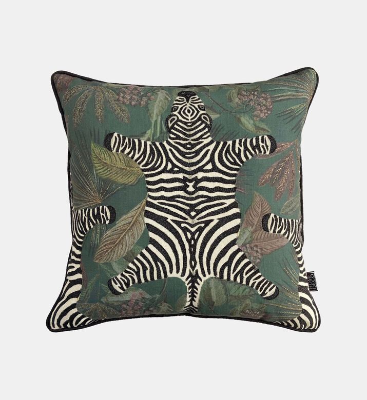 Home Deco and More Cougar Embroidered Printed Cushion, Packshot View