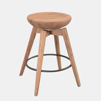 Acacia Spoon Counter Bar Stool