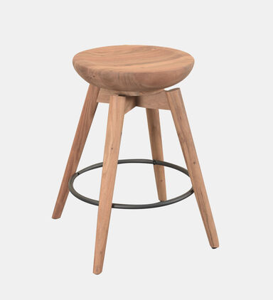 Acacia Spoon Counter Bar Stool