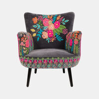 Lily Mango Wood Arm Chair