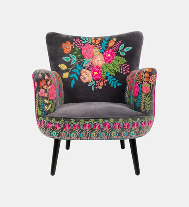 Lily Mango Wood Arm Chair