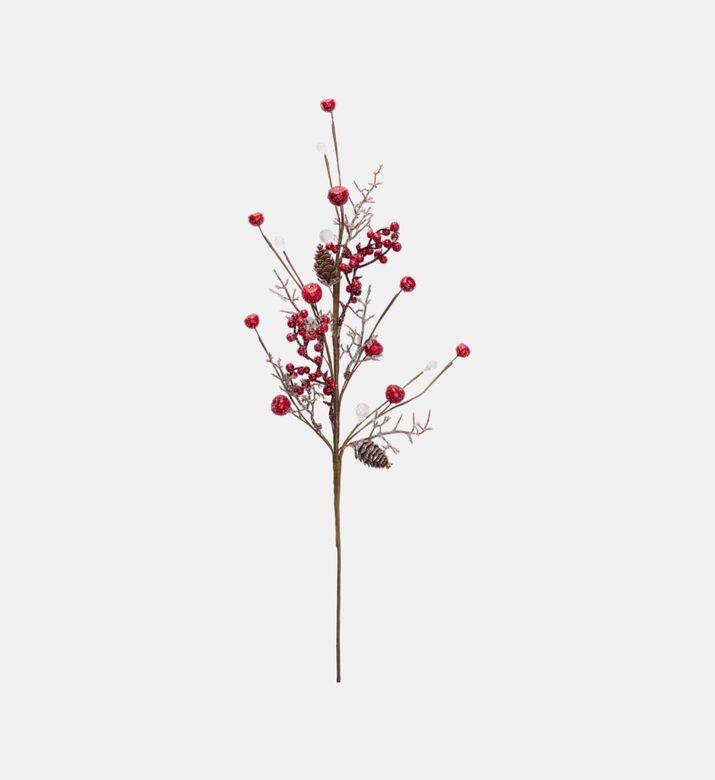 Home Deco and More Branch 54cm With Red Berries, Packshot View