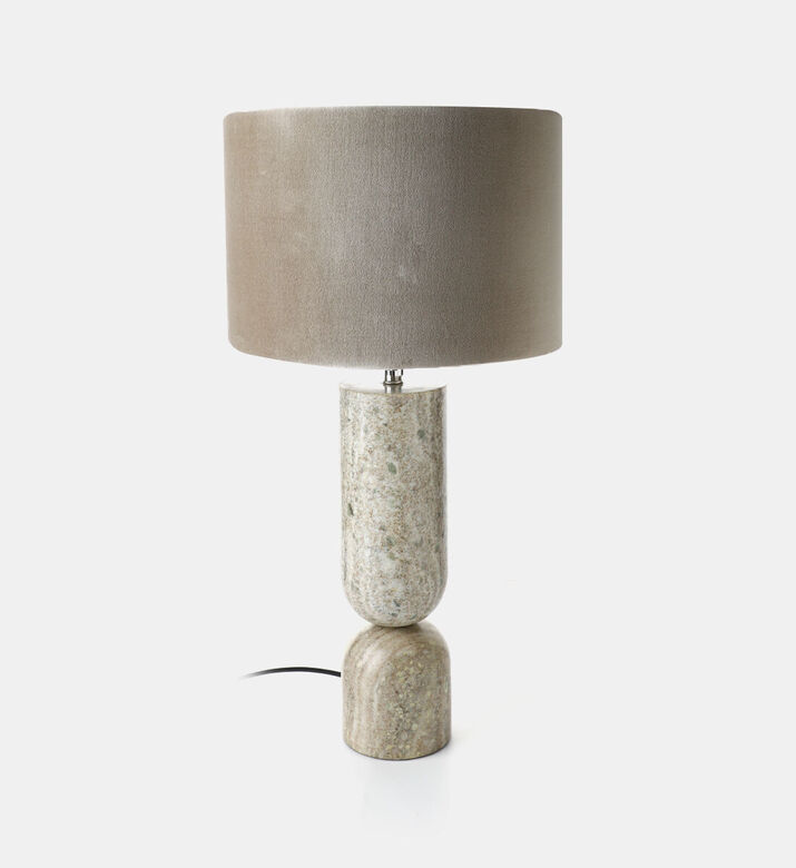 Home Deco and More Isabela 2 Pin Table Lamp, Grey, Packshot View