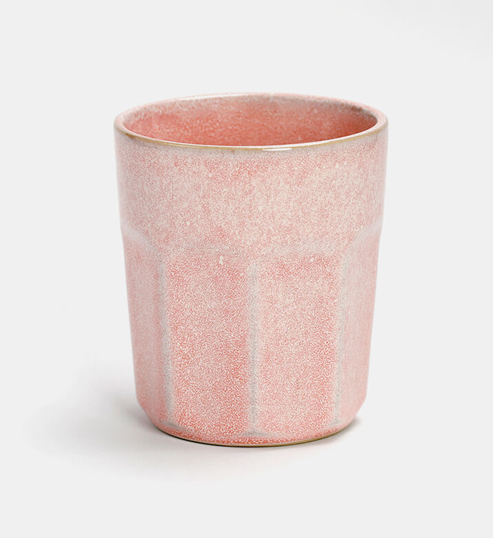 Earthy-toned Long Structured Mug