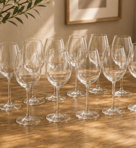 Home Deco and More Vinissimo Wine Glass 12-piece Set, Transparent, 580-ml, Packshot View