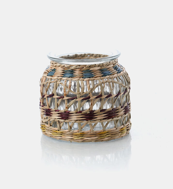 Home Deco and More Seagrass Design Round Vase, Packshot View