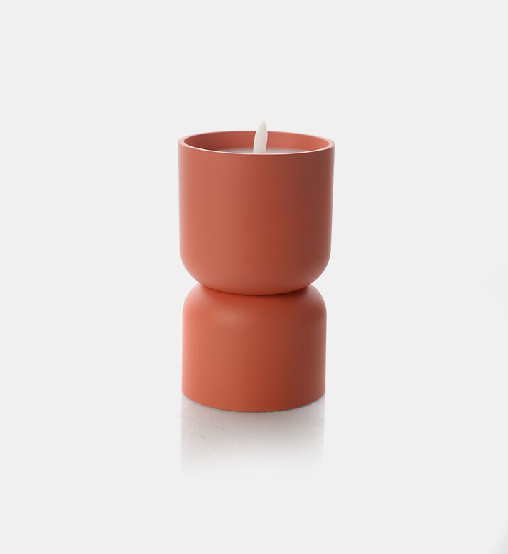 Led Flame Round Candle