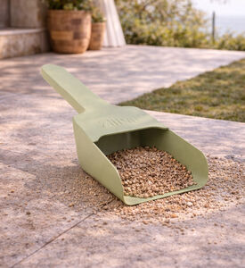 Ziipa Melfa Pellet Steel Shovel, Green, Packshot View