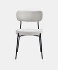 Archie Fabric Steel Dining Chair