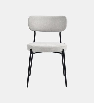 Archie Fabric Steel Dining Chair