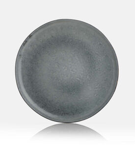 Home Deco and More Ceramic Trimmedmed Dinner Plate, Packshot View