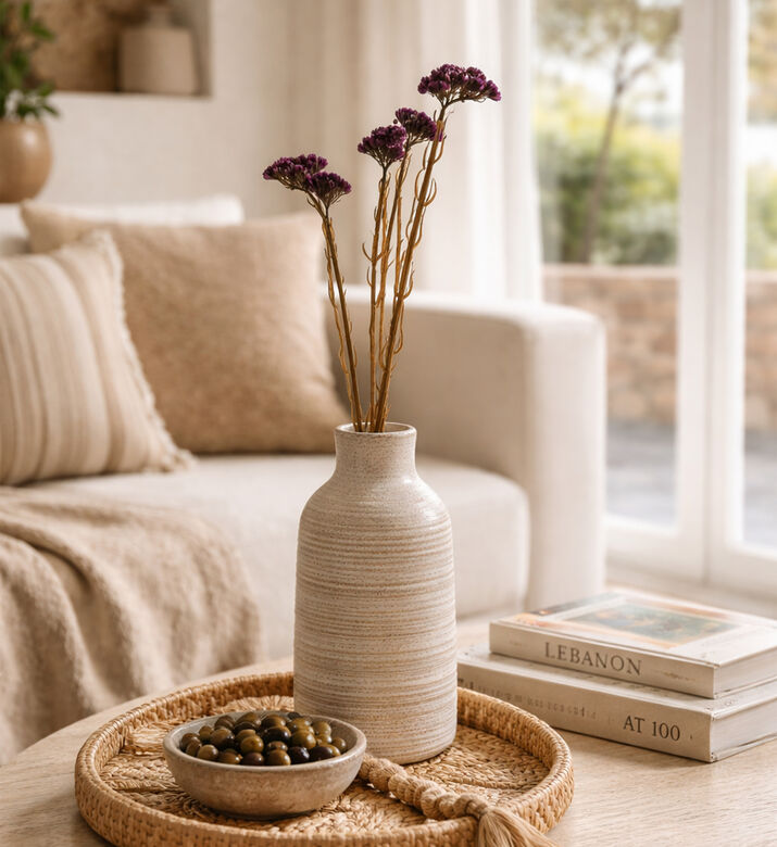 Home Deco and More Artificial 4-heads Cockscomb, Purple, Packshot View