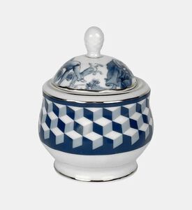 Baci Milano Versailles Porcelain Sugar Bowl, Packshot View