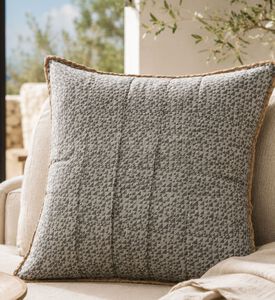 Home Deco and More Fabric Printed Square Cushion, Packshot View