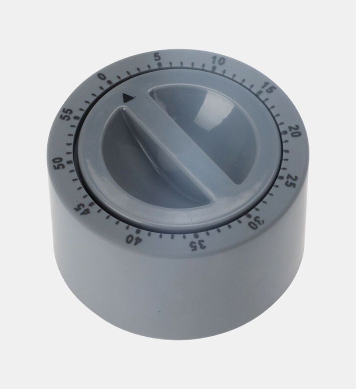 Excellent Houseware Rubber Coating Round Egg Timer, Cream, 7-cm, Packshot View