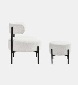 Archie Foot Stool Lounge Chair Set