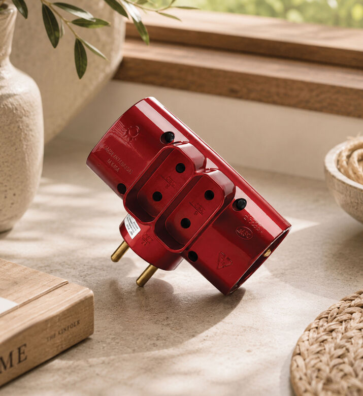 Inotech Xmas Metal Quadriplit Plug, Packshot View