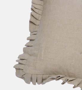 Frill Embellished Cushion 35x70 Cm