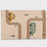 Cotton Car-print Floor Rug