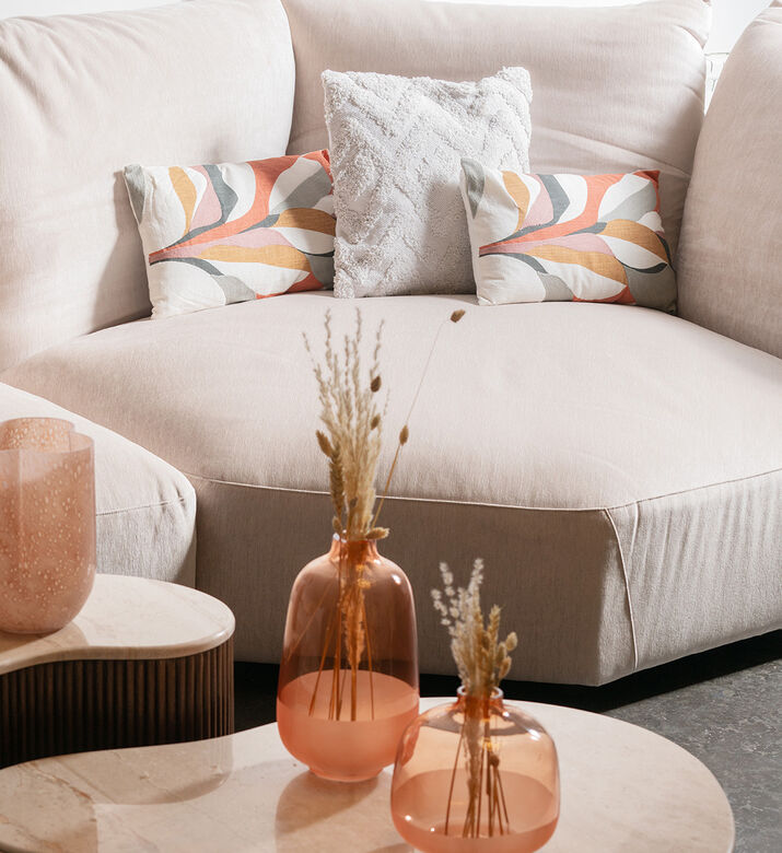 Hany Peach Glass Vase
