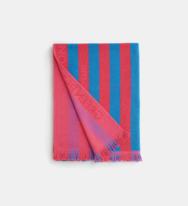 Green Petition Maris Amber Stripped Beach Towel, Fuchsia, 100x180-cm, Packshot View