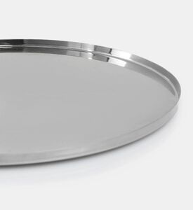 Mepra Stainless Steel Round Tray, Packshot View