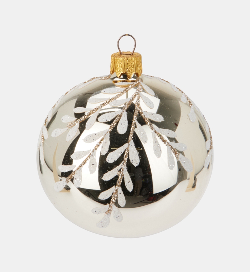 Glass Abstract Design Ornament
