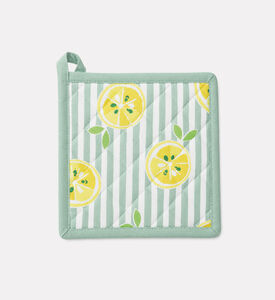 Home Deco and More Lemon-print Pot Holder, Packshot View