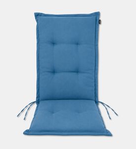 Home Deco and More Olefin High Back Cushion, Blue, Packshot View