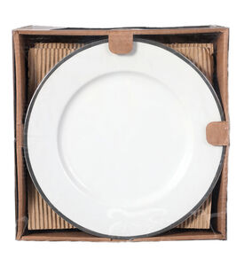 Porcelain Dinner Plate 4-piece Set - 27 Cm