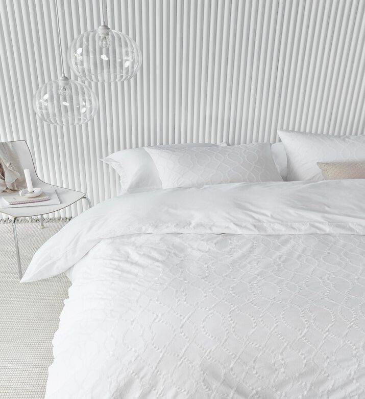 Barabara Hofmann Duvet Cover Milky, White, 240x220-cm, Packshot View