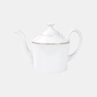 Porcelain Silver Linining Tea Pot