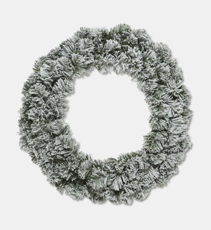 Kaemingk Wreath Imperial Snowy, Packshot View