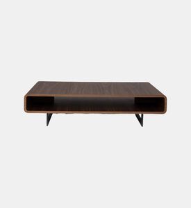Mount Rectangular Walnut Coffee Table