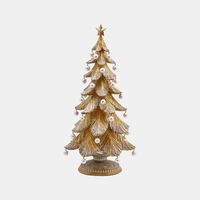 Pearl Embellished Pine Wood Tree