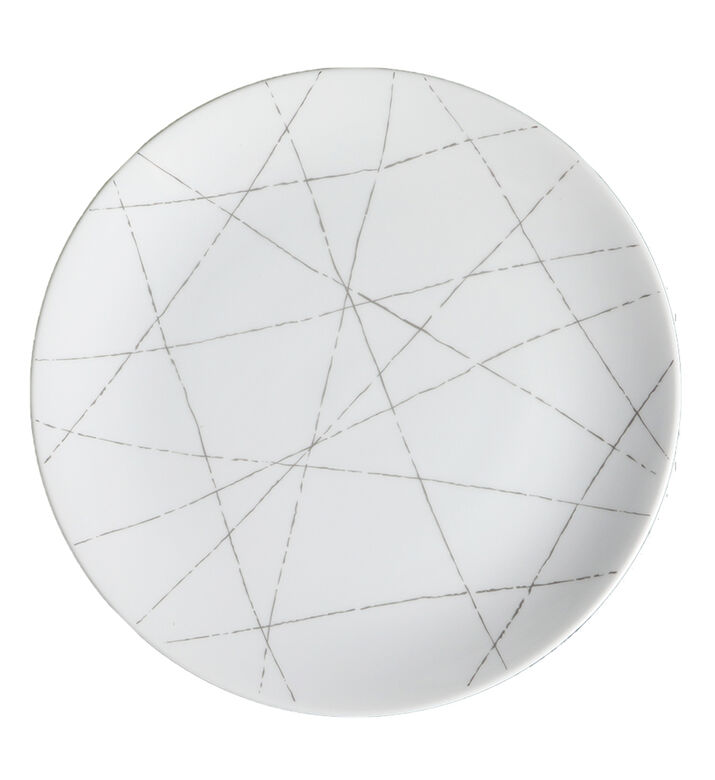 Graphic Porcelain Presentation Plate - 31 Cm