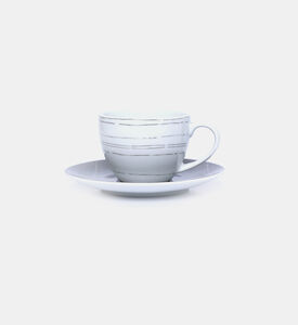 Graphik Saucer Tea Cup Six-pieces Set