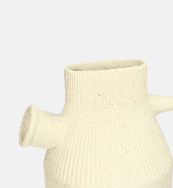 Porcelain Handled Bottle Vase