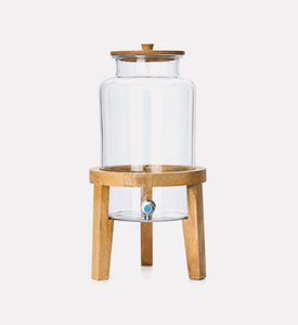 Home Deco and More Wood Base Water Dispenser, Packshot View