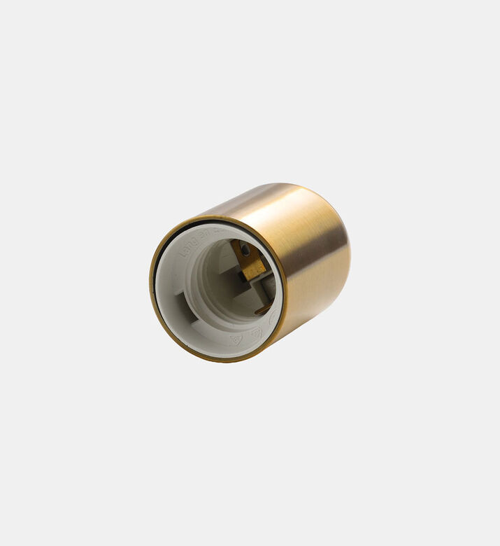 Girard Sudron E27 Retro Aluminium Socket, Packshot View