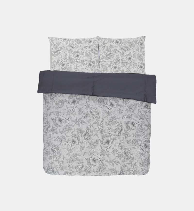 Charline Floral Cotton Satin Bed Set