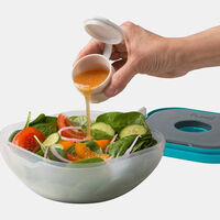 Plastic Fuel Salad On-the-go Container