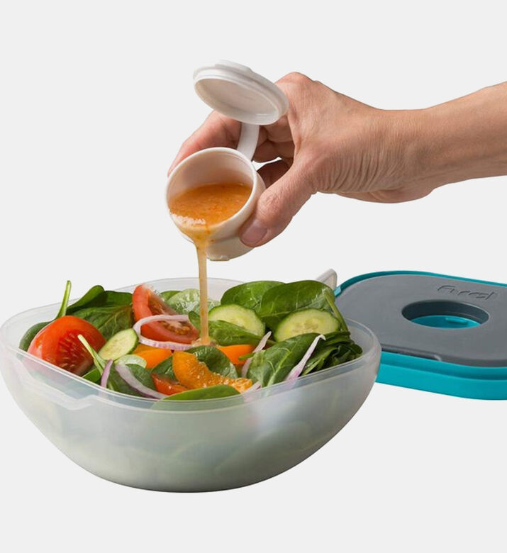 Plastic Fuel Salad On-the-go Container